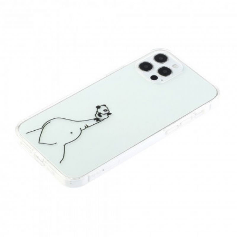 Cover iPhone 12 / 12 Pro Panda-logospil