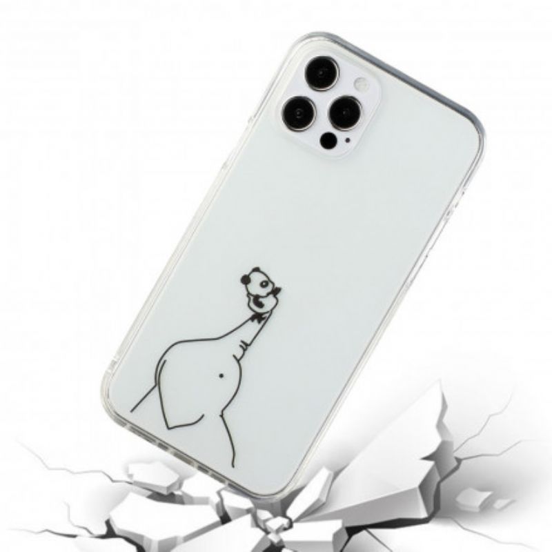 Cover iPhone 12 / 12 Pro Panda-logospil