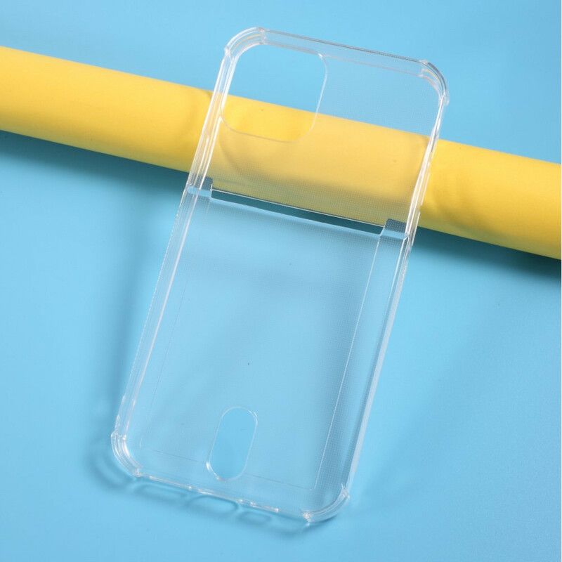 Cover iPhone 12 / 12 Pro Transparent Kortholder