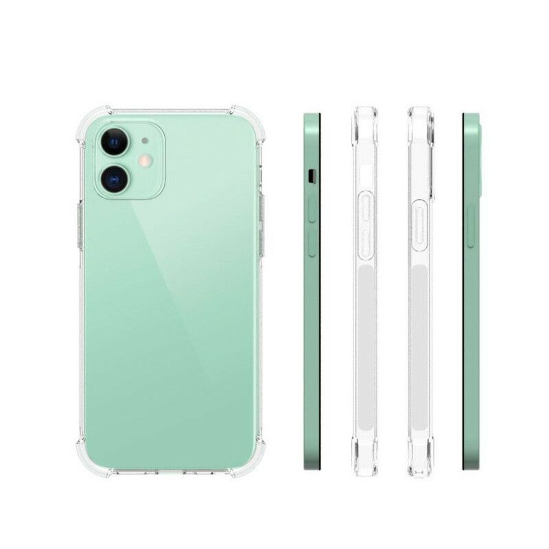 Cover iPhone 12 / 12 Pro Transparente Forstærkede Hjørner