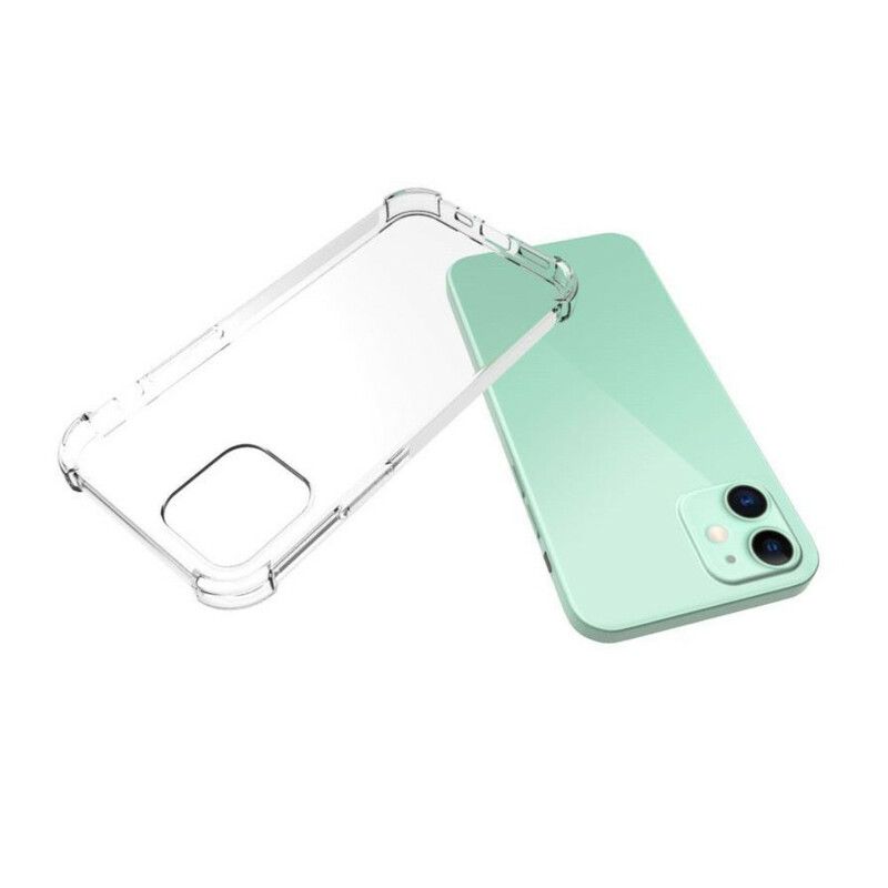 Cover iPhone 12 / 12 Pro Transparente Forstærkede Hjørner