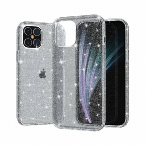 Cover iPhone 12 / 12 Pro Transparente Pailletter