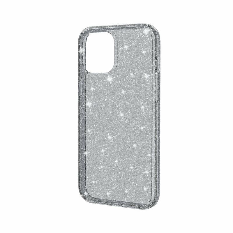 Cover iPhone 12 / 12 Pro Transparente Pailletter