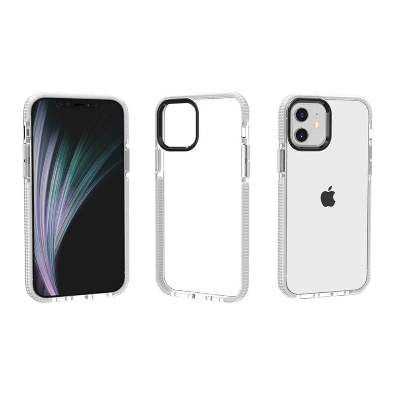 Cover iPhone 12 / 12 Pro Transparente Silikonekanter