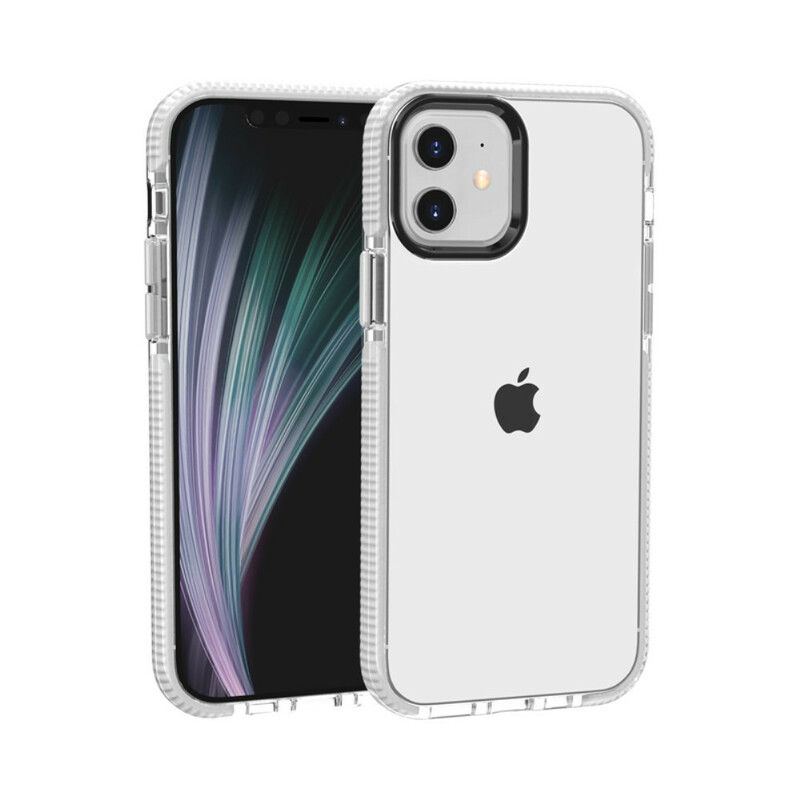 Cover iPhone 12 / 12 Pro Transparente Silikonekanter