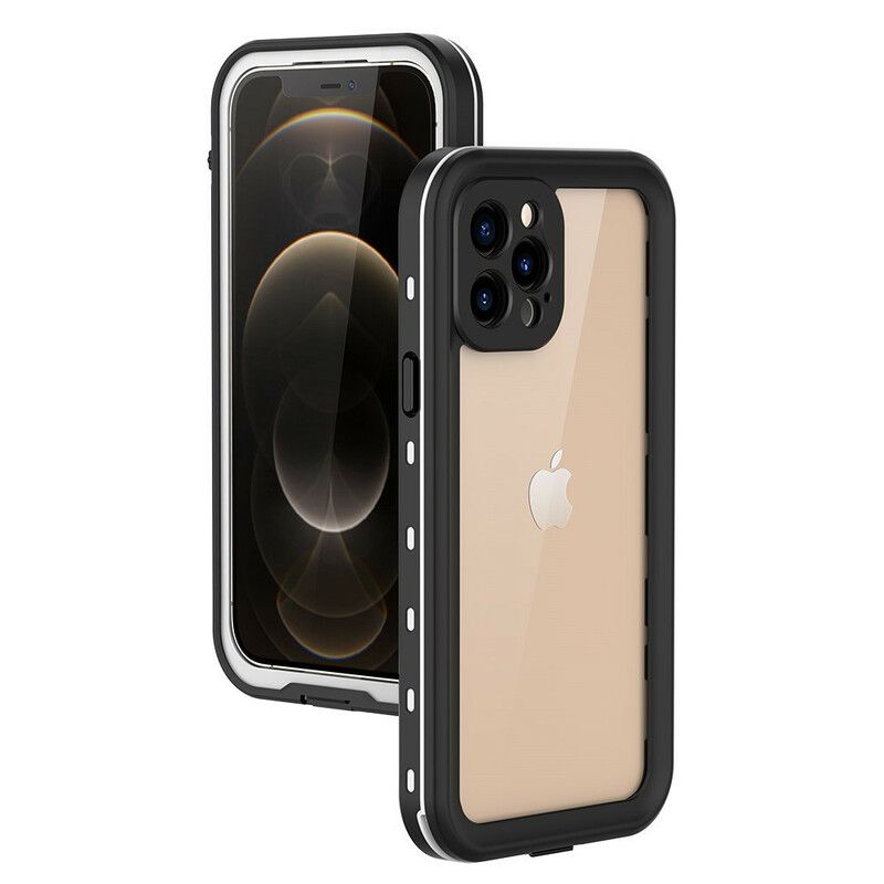 Cover iPhone 12 / 12 Pro Vandtæt Gennemsigtig Rødeprik