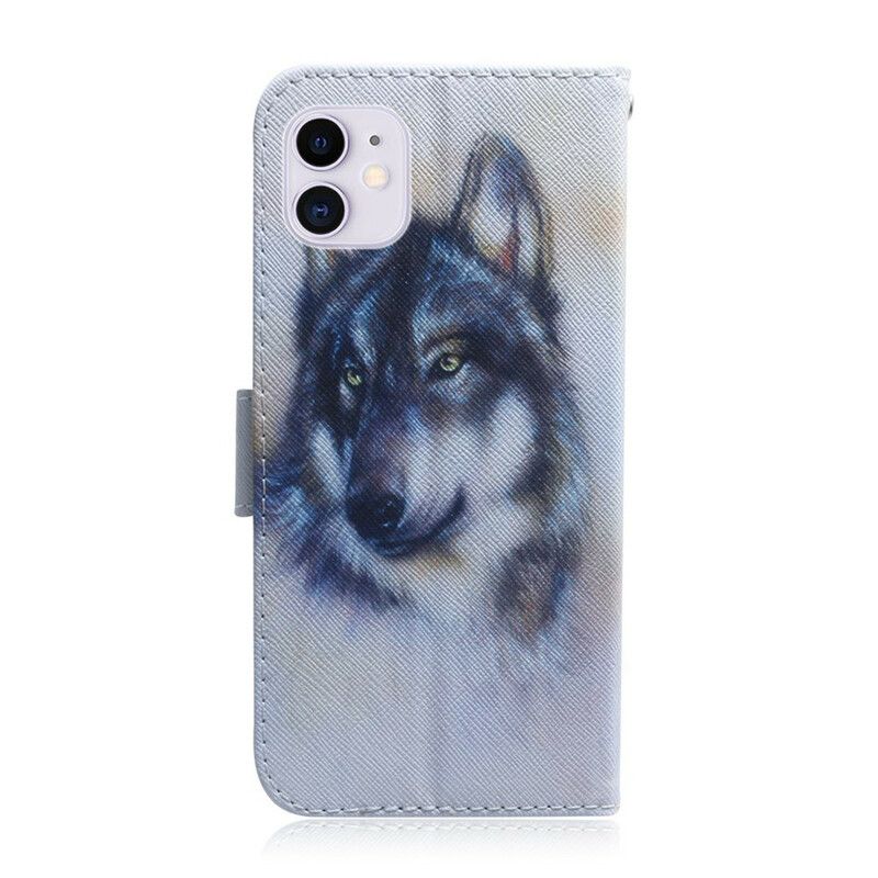 Flip Cover iPhone 12 / 12 Pro Hundeblik