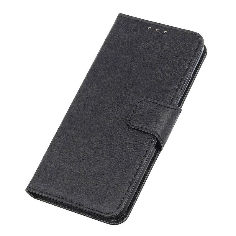 Flip Cover iPhone 12 / 12 Pro Lichi Tekstur