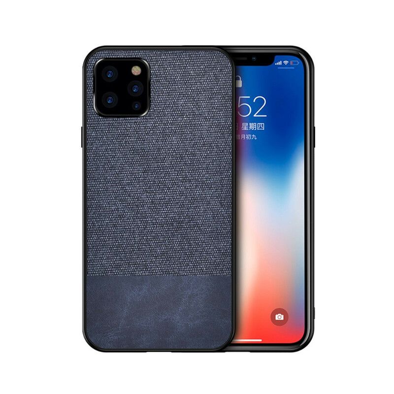 Mobilcover iPhone 12 / 12 Pro Bi-tekstur Imiteret Læder