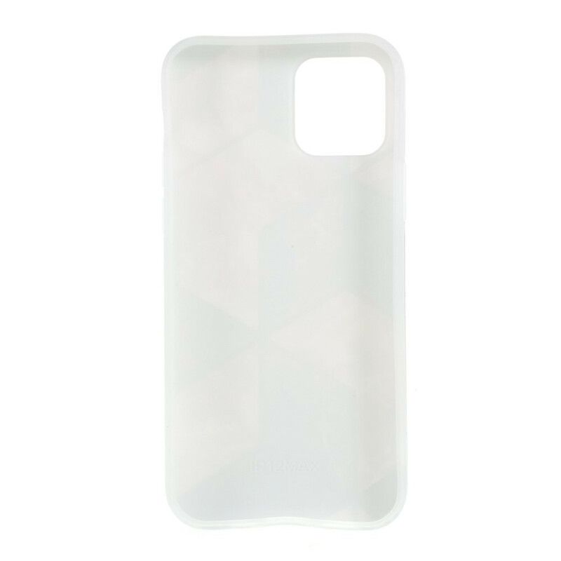 Mobilcover iPhone 12 / 12 Pro Silicone Marmor Geometri