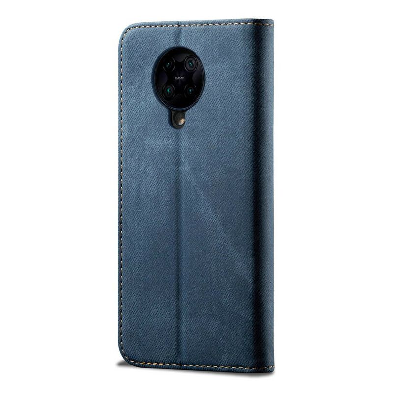 Cover Poco F2 Pro Flip Cover Denimstof