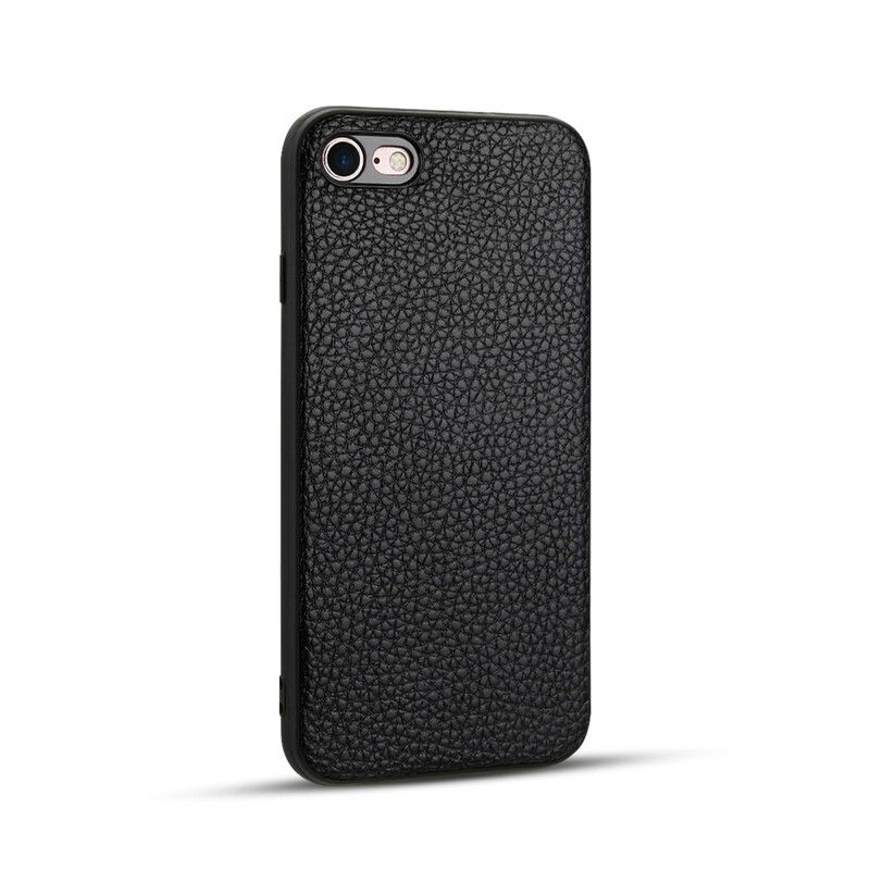 Cover iPhone SE 3 / SE 2 / 8 / 7 Ægte Litchi Læder