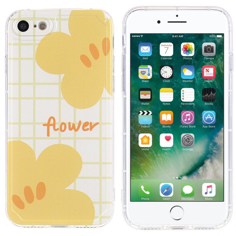 Cover iPhone SE 3 / SE 2 / 8 / 7 Blomst