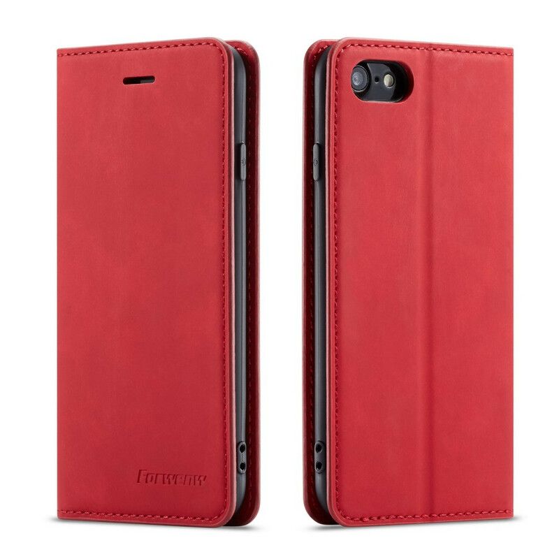 Cover iPhone SE 3 / SE 2 / 8 / 7 Flip Cover Lædereffekt Forwenw