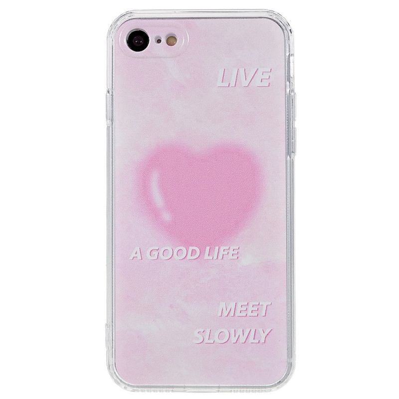 Cover iPhone SE 3 / SE 2 / 8 / 7 Lev Et Godt Liv