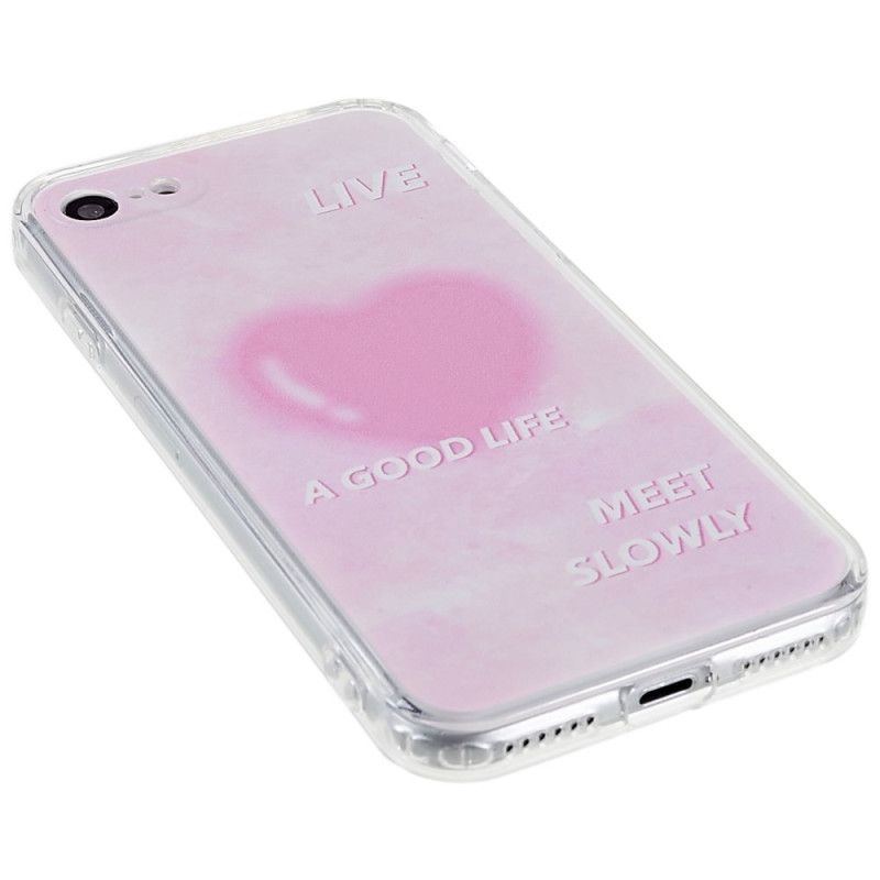 Cover iPhone SE 3 / SE 2 / 8 / 7 Lev Et Godt Liv