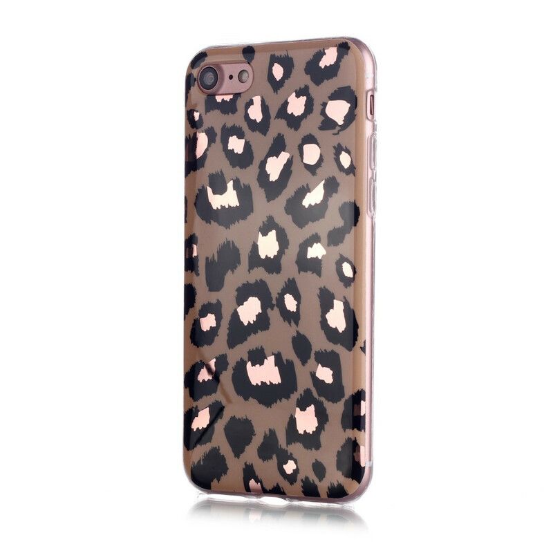 Cover iPhone SE 3 / SE 2 / 8 / 7 Marmor I Leopardstil