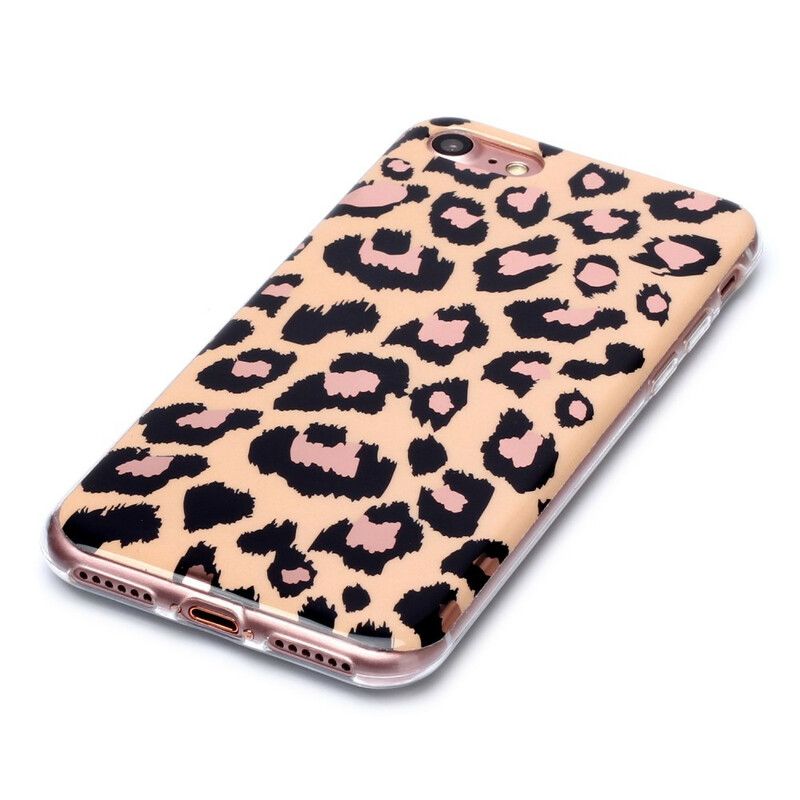 Cover iPhone SE 3 / SE 2 / 8 / 7 Marmor I Leopardstil