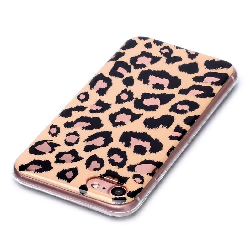 Cover iPhone SE 3 / SE 2 / 8 / 7 Marmor I Leopardstil