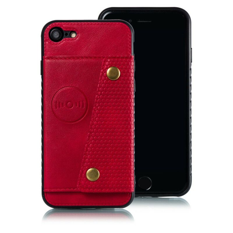 Cover iPhone SE 3 / SE 2 / 8 / 7 Punge Etui Snap Tegnebog