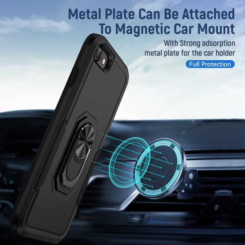 Cover iPhone SE 3 / SE 2 / 8 / 7 Støttering Af Metaleffekt