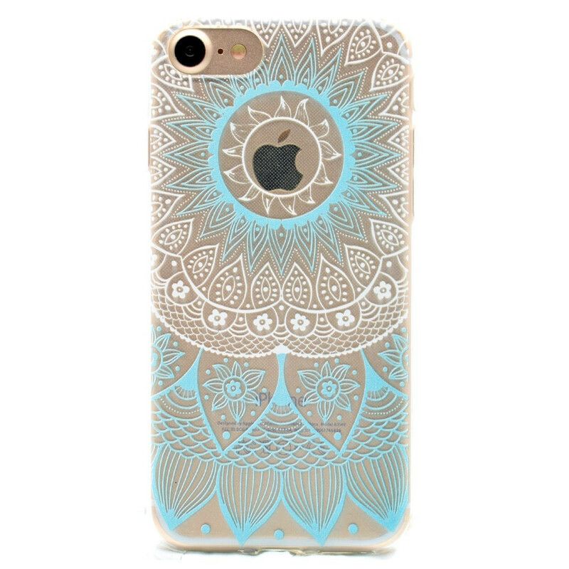 Cover iPhone SE 3 / SE 2 / 8 / 7 Transparent Farvet Mandala