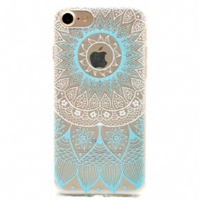 Cover iPhone SE 3 / SE 2 / 8 / 7 Transparent Farvet Mandala