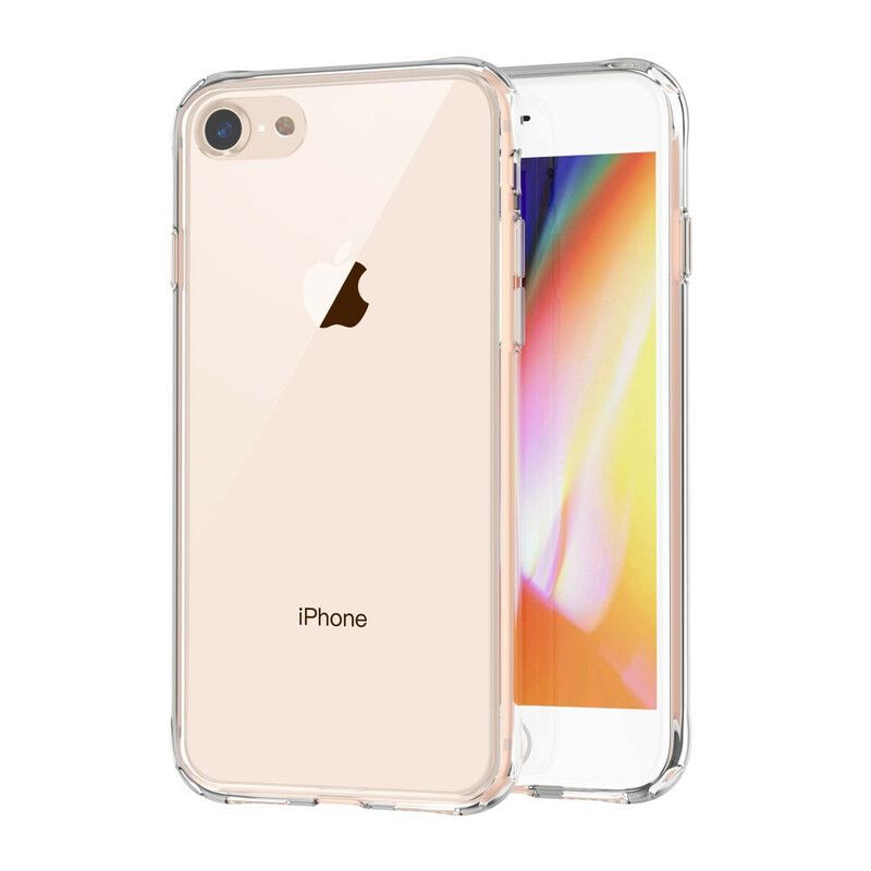 Cover iPhone SE 3 / SE 2 / 8 / 7 Transparent Leeu Glas Og Akryl