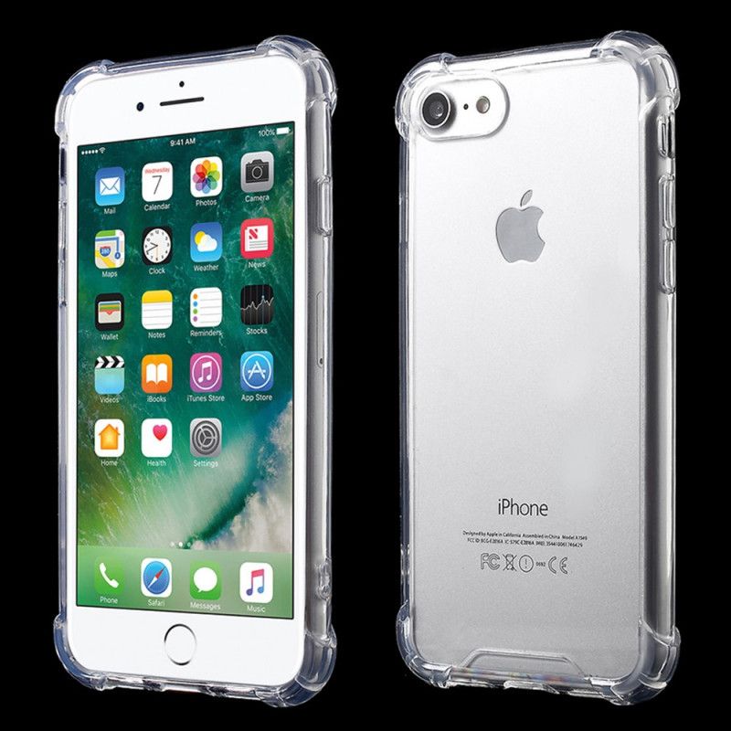 Cover iPhone SE 3 / SE 2 / 8 / 7 Transparente Krystalklare Forstærkede Hjørner