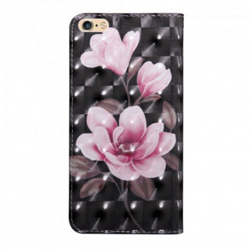 Flip Cover iPhone SE 3 / SE 2 / 8 / 7 Blomsterblomster