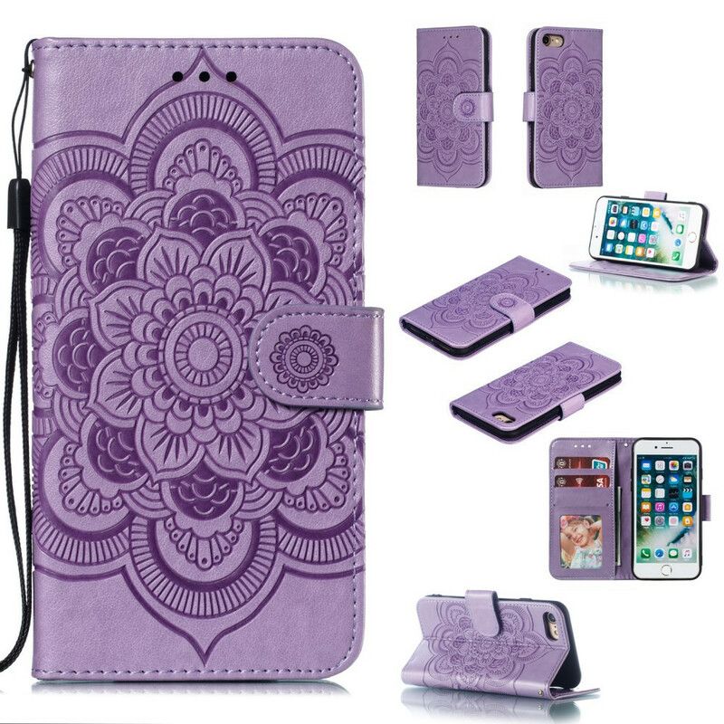 Flip Cover iPhone SE 3 / SE 2 / 8 / 7 Fuld Mandala