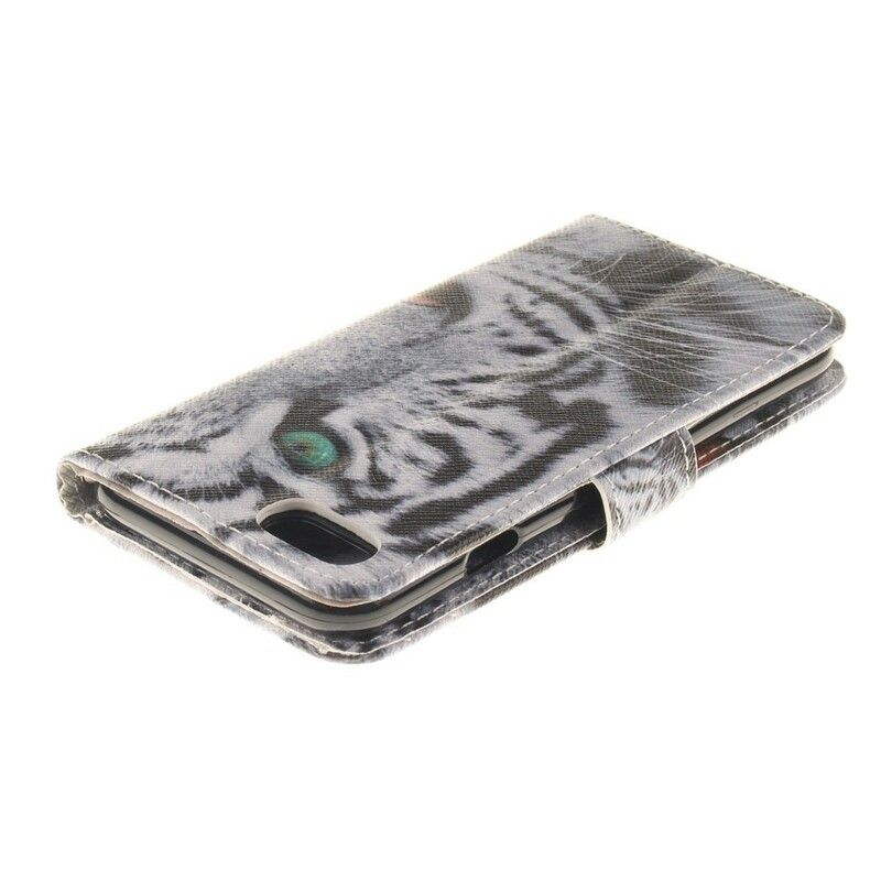 Flip Cover iPhone SE 3 / SE 2 / 8 / 7 Hvid Tiger