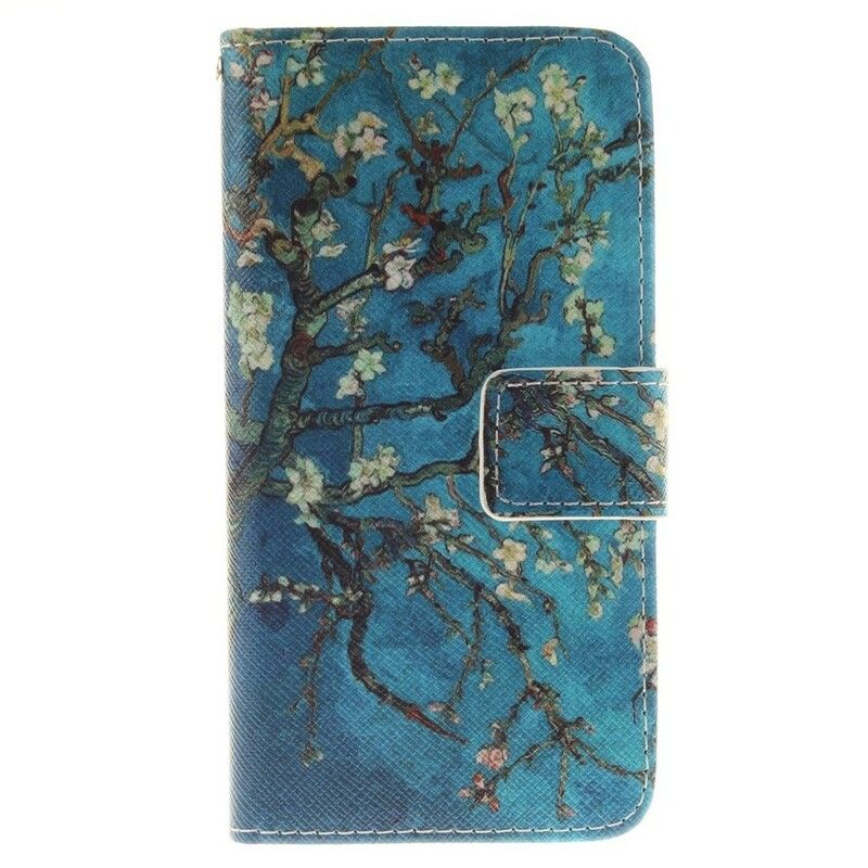 Læder Cover iPhone SE 3 / SE 2 / 8 / 7 Blomstrende Træ