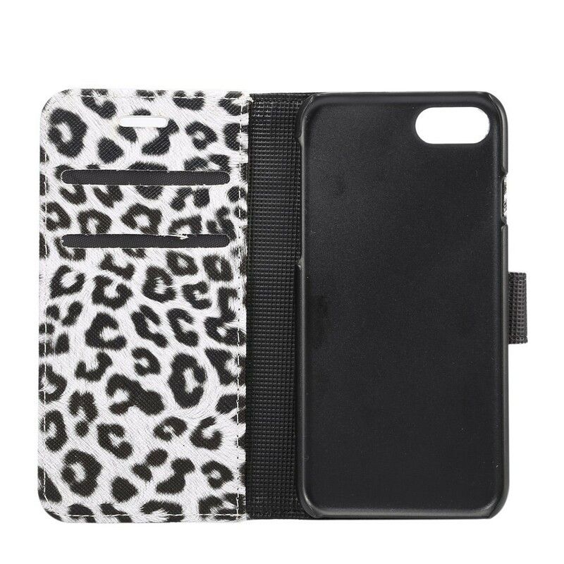 Læder Cover iPhone SE 3 / SE 2 / 8 / 7 Leopard