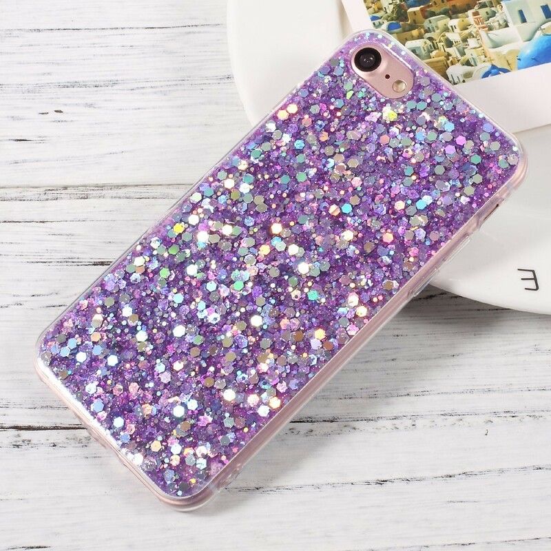 Mobilcover iPhone SE 3 / SE 2 / 8 / 7 Premium Glitter