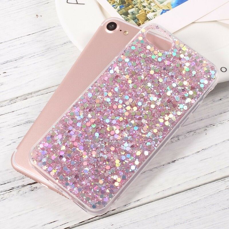 Mobilcover iPhone SE 3 / SE 2 / 8 / 7 Premium Glitter