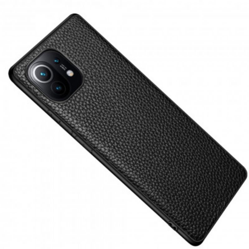 Cover Xiaomi Mi 11 5G Ægte Litchi Læder