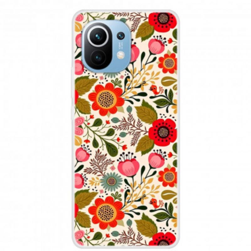 Cover Xiaomi Mi 11 5G Blomstertapet