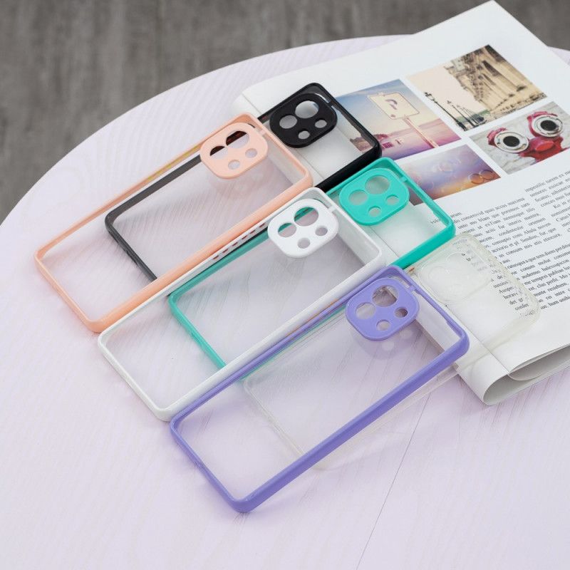 Cover Xiaomi Mi 11 5G Farvet Omrids Transparent