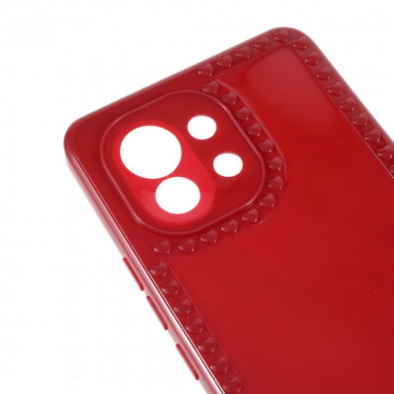 Cover Xiaomi Mi 11 5G Fleksible Silikonehjerter