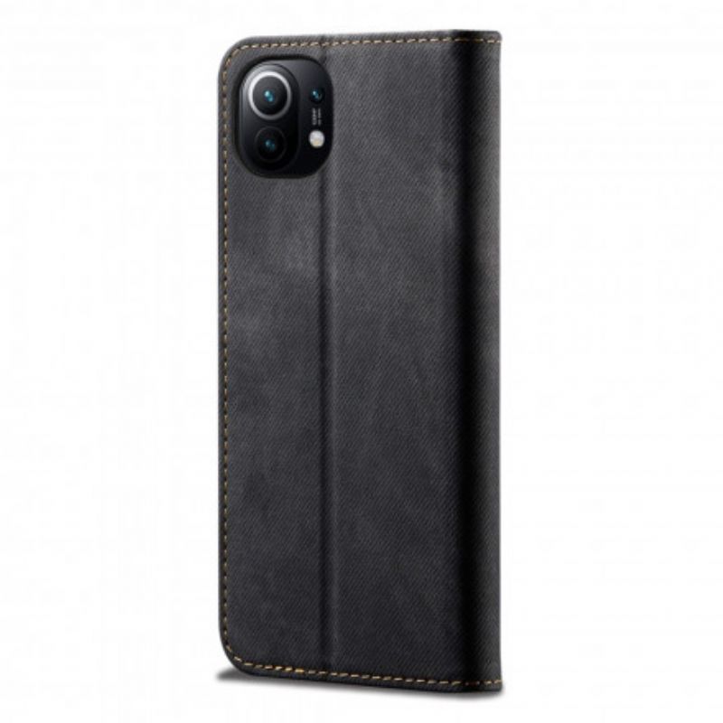 Cover Xiaomi Mi 11 5G Flip Cover Denimstof