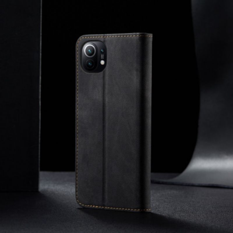 Cover Xiaomi Mi 11 5G Flip Cover Denimstof