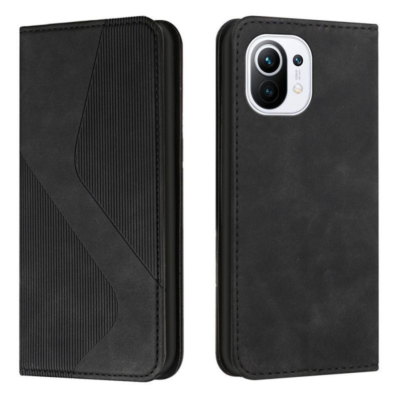 Cover Xiaomi Mi 11 5G Flip Cover S-design Læderstil