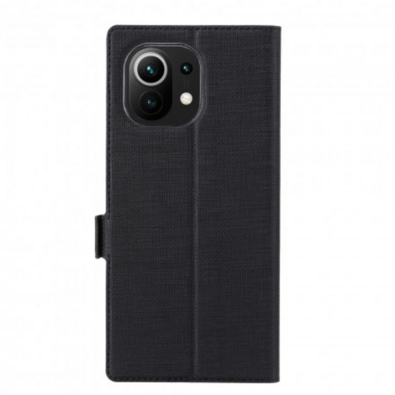 Cover Xiaomi Mi 11 5G Flip Cover Tekstureret Vili Dmk