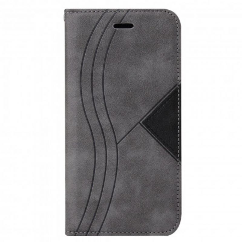 Cover Xiaomi Mi 11 5G Flip Cover Wave Læderstil