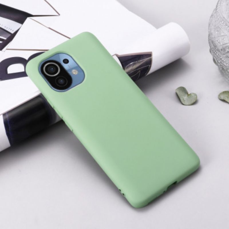 Cover Xiaomi Mi 11 5G Flydende Silikone Med Snor