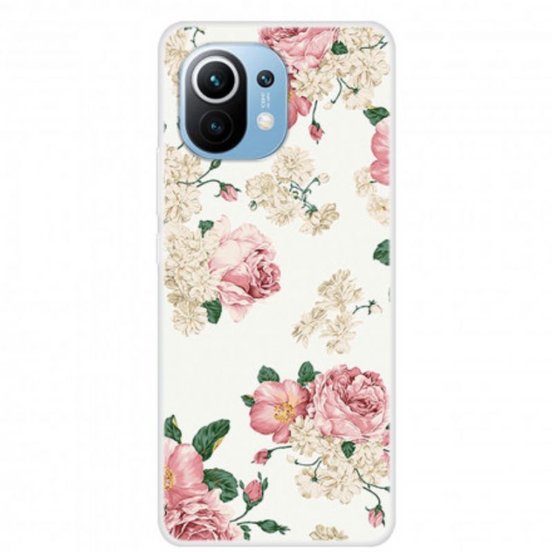 Cover Xiaomi Mi 11 5G Frihedsblomster