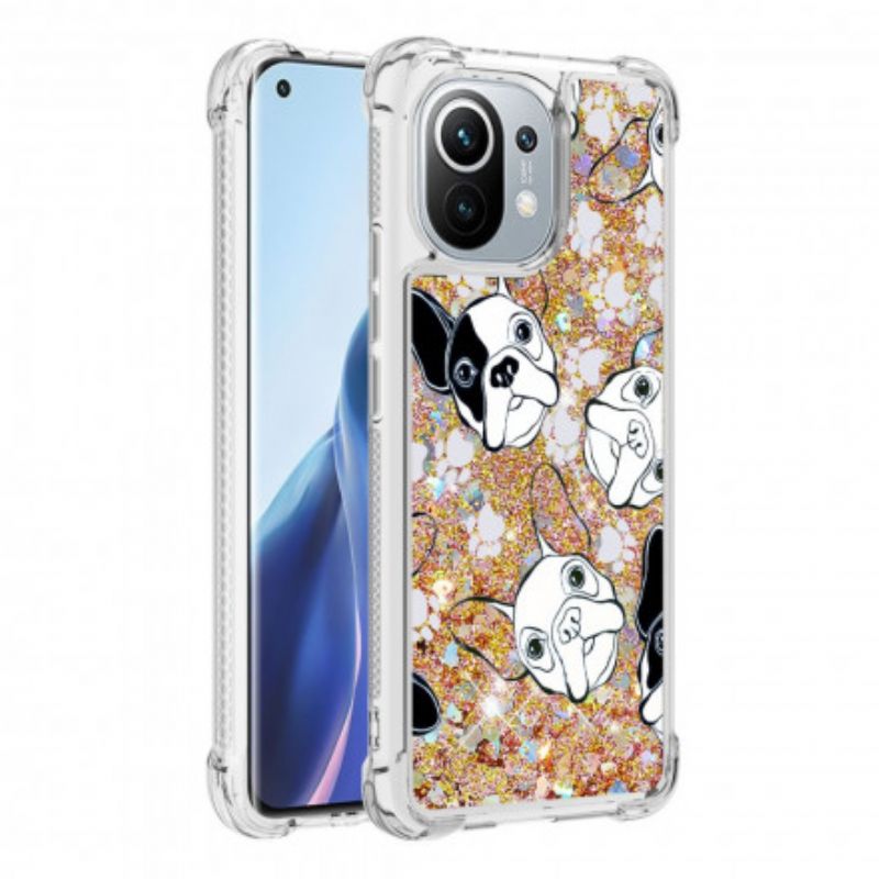 Cover Xiaomi Mi 11 5G Hr Glitter Dog