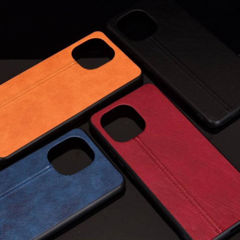 Cover Xiaomi Mi 11 5G Søm Lædereffekt