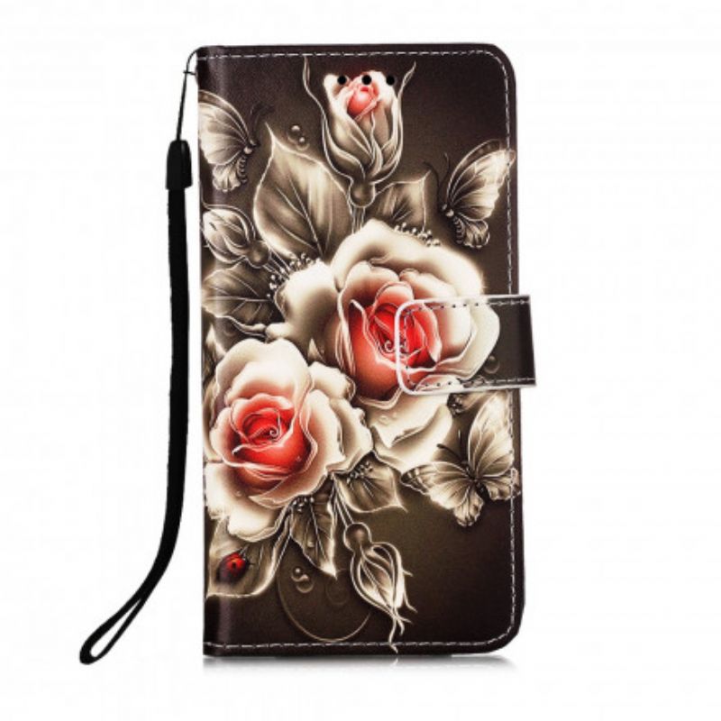 Flip Cover Xiaomi Mi 11 5G Gyldne Roser